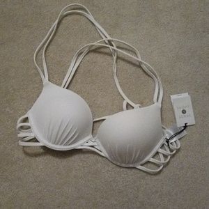 NWT shade and shore push up bikini top